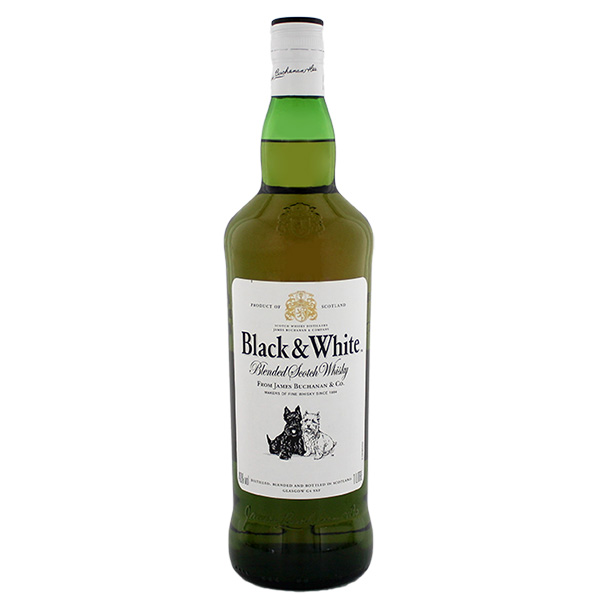 Black & White Blended Scotch Whisky (1 Litre) Image