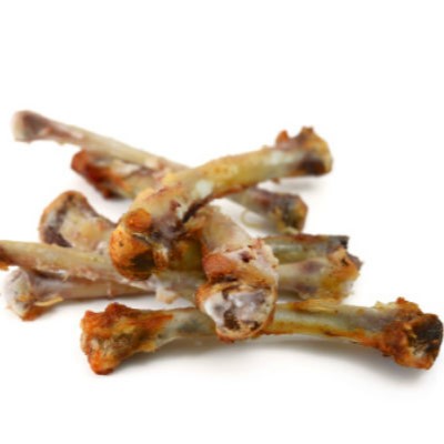 Left Over chicken bones Image